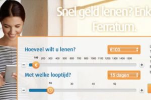 Snelle minilening aanbieders vergelijken