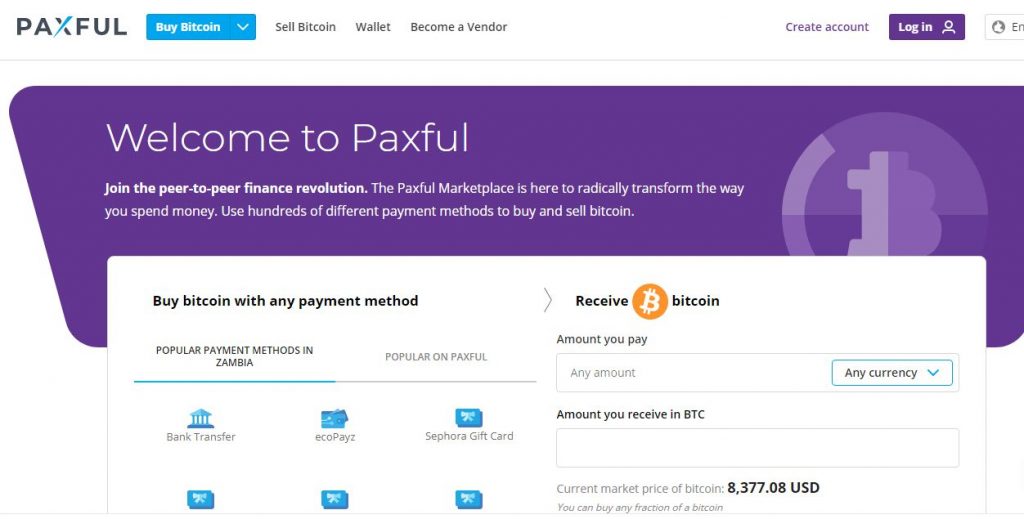 buy bitcoin with western union paxful