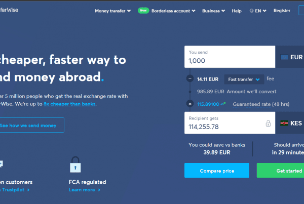 Transferwise to mpesa