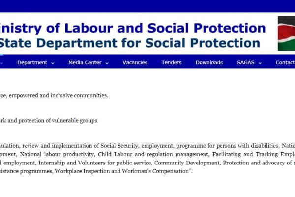 National Social Protection Policy in Kenya