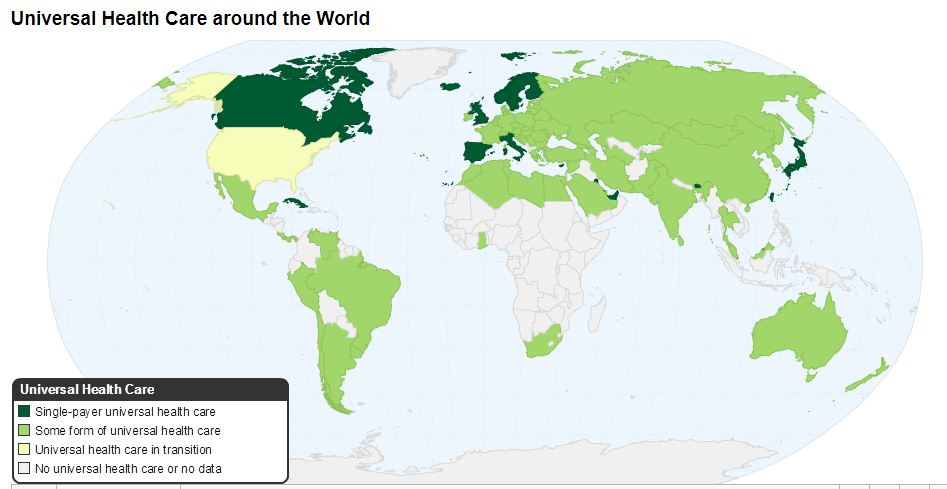 universal health coverage by country