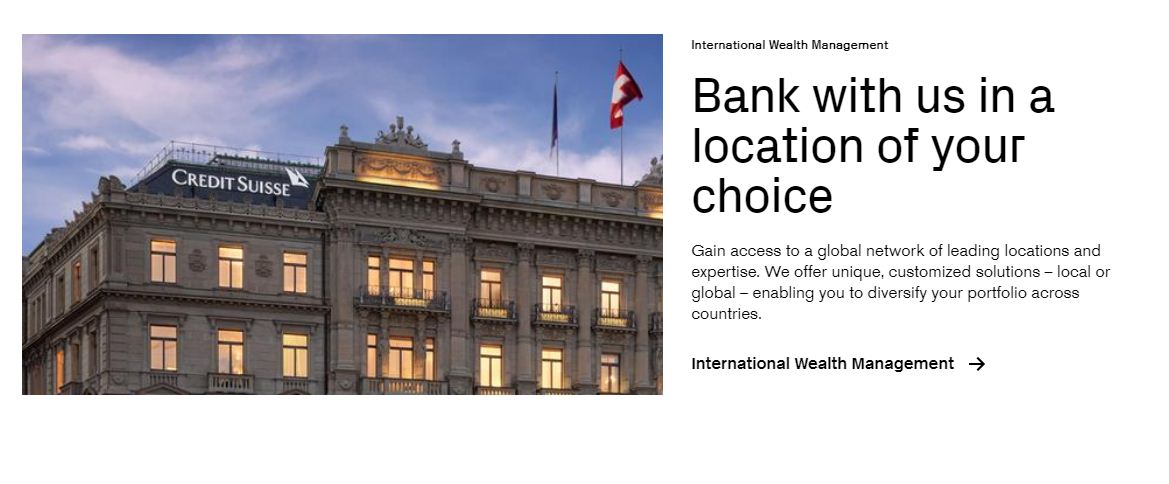 How To Open Credit Suisse Account For Non Residents