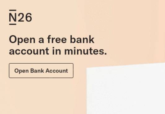 open an european bank account with N26