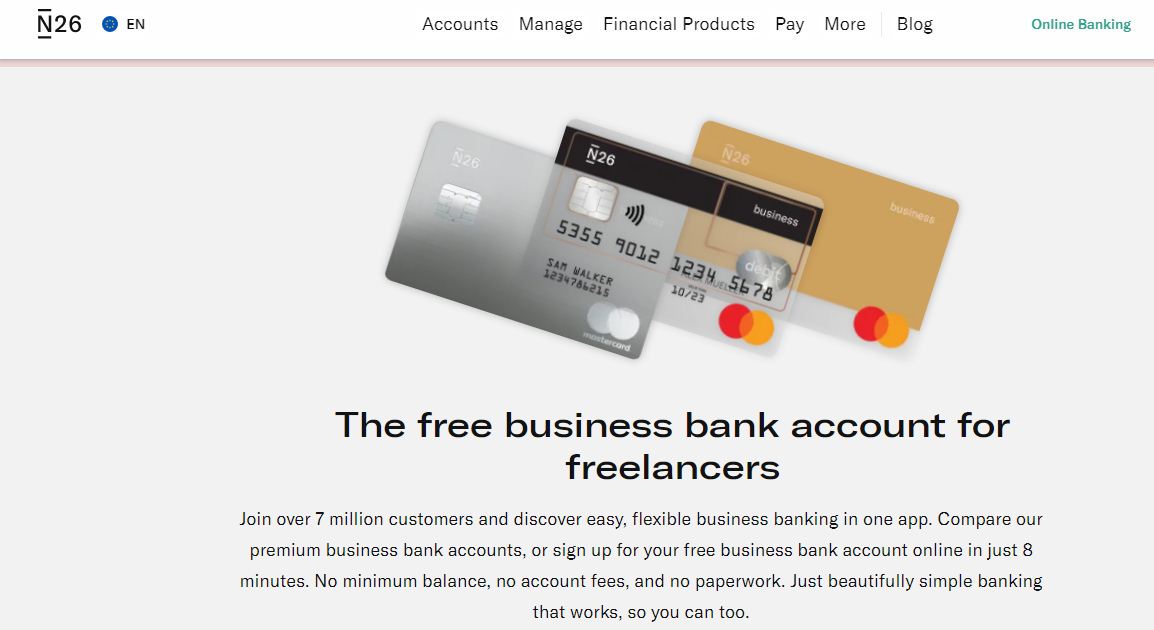 bank for freelancers