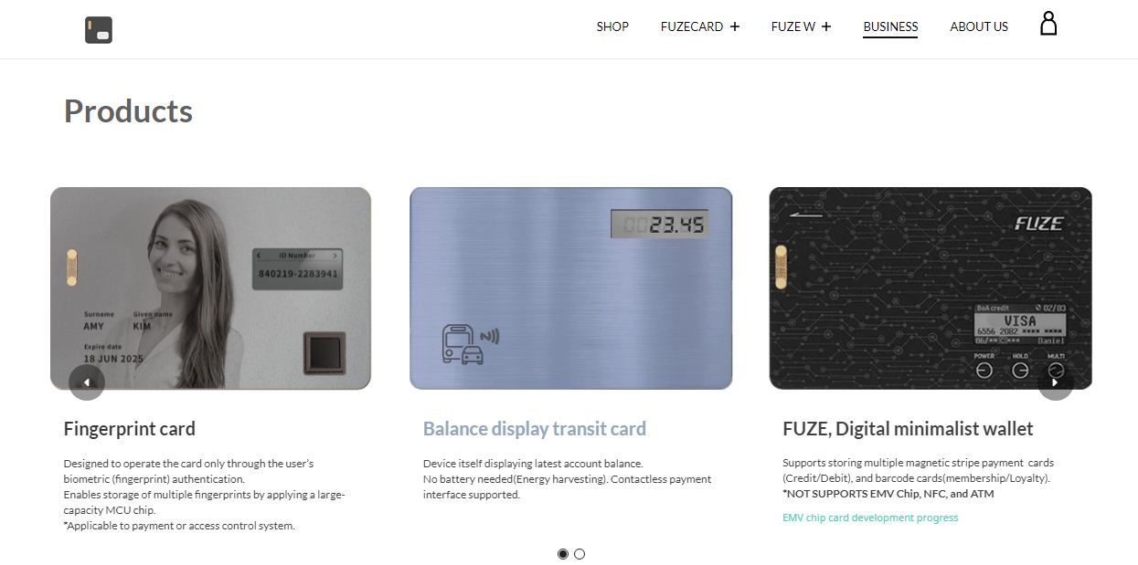 fuze card emv