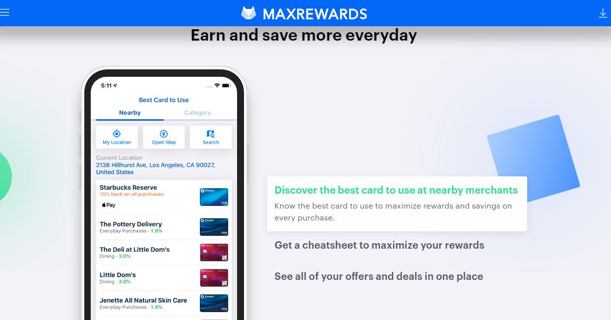 MaxRewards App Review Track Credit Cards With Rewards and Cashback