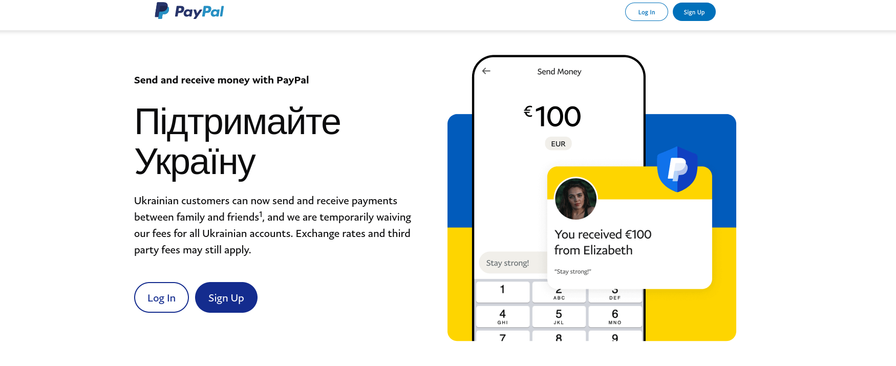 paypal transfer to ukraine