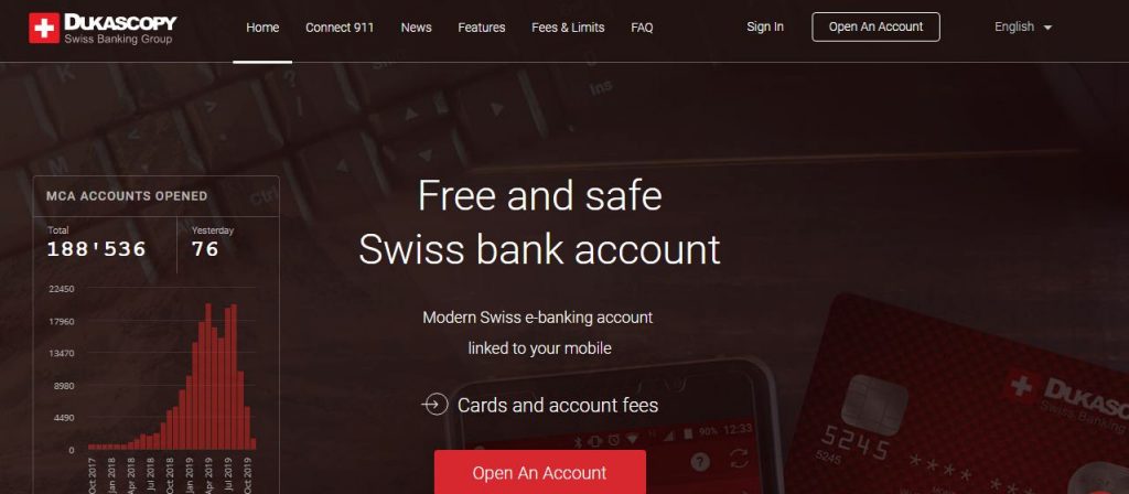 Dukascoin. Swiss Bank Cryptocurrency.