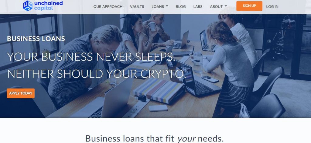 crypto backed loans